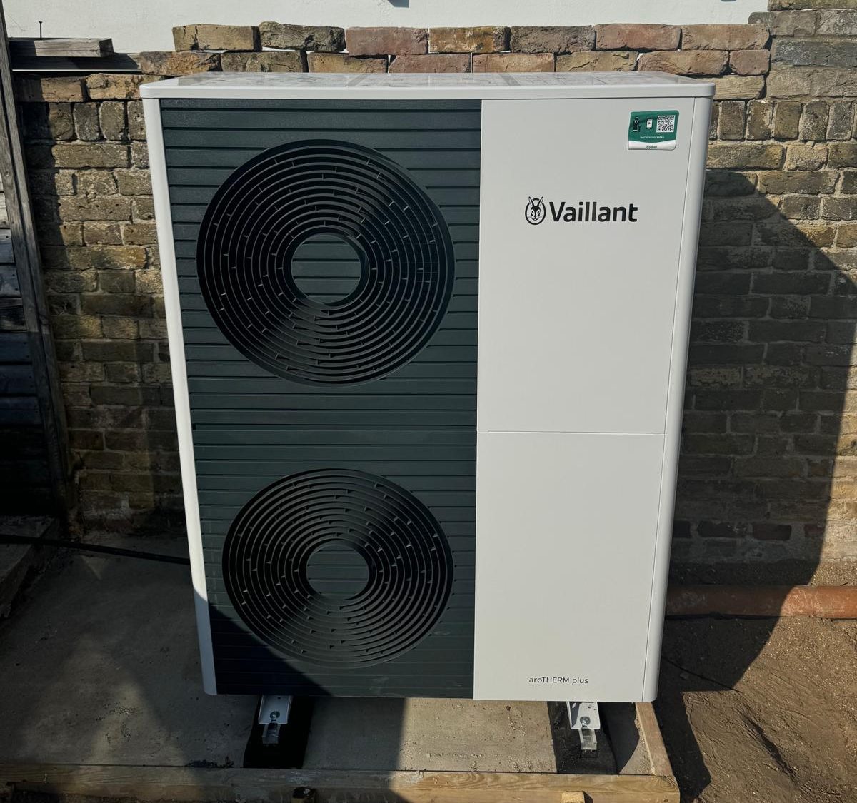 Air source heat pump installation in Kent