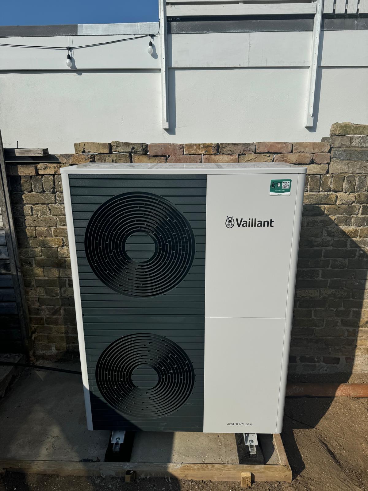 Air source heat pump installation in Kent