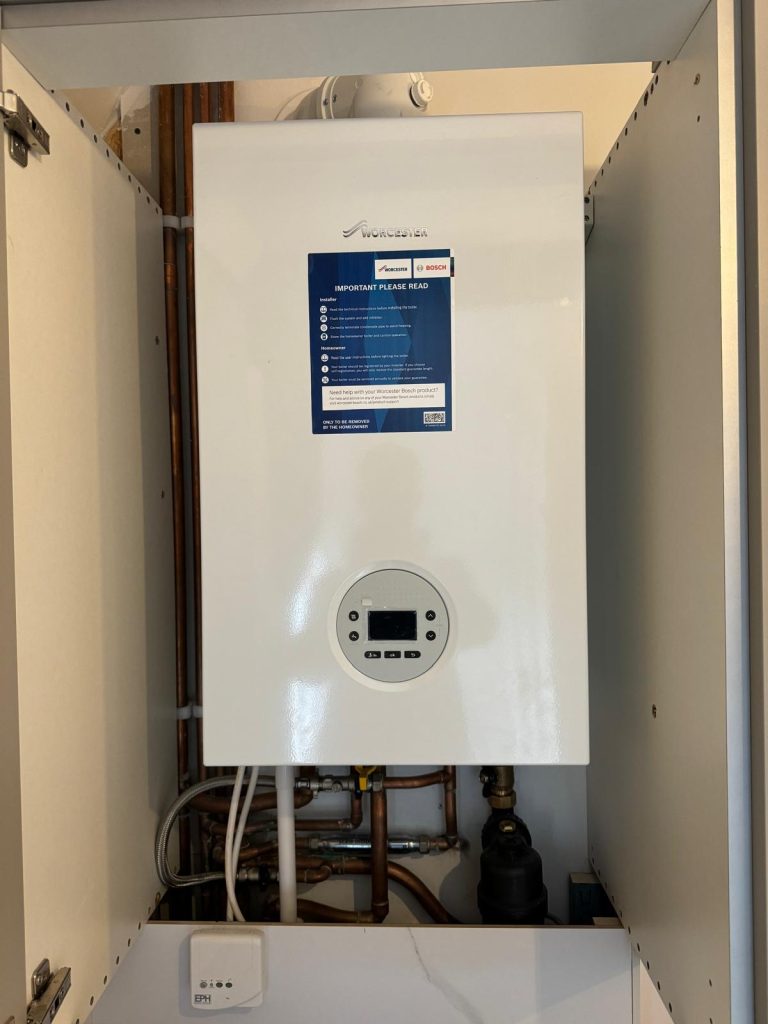 Combination boiler installation in Canterbury