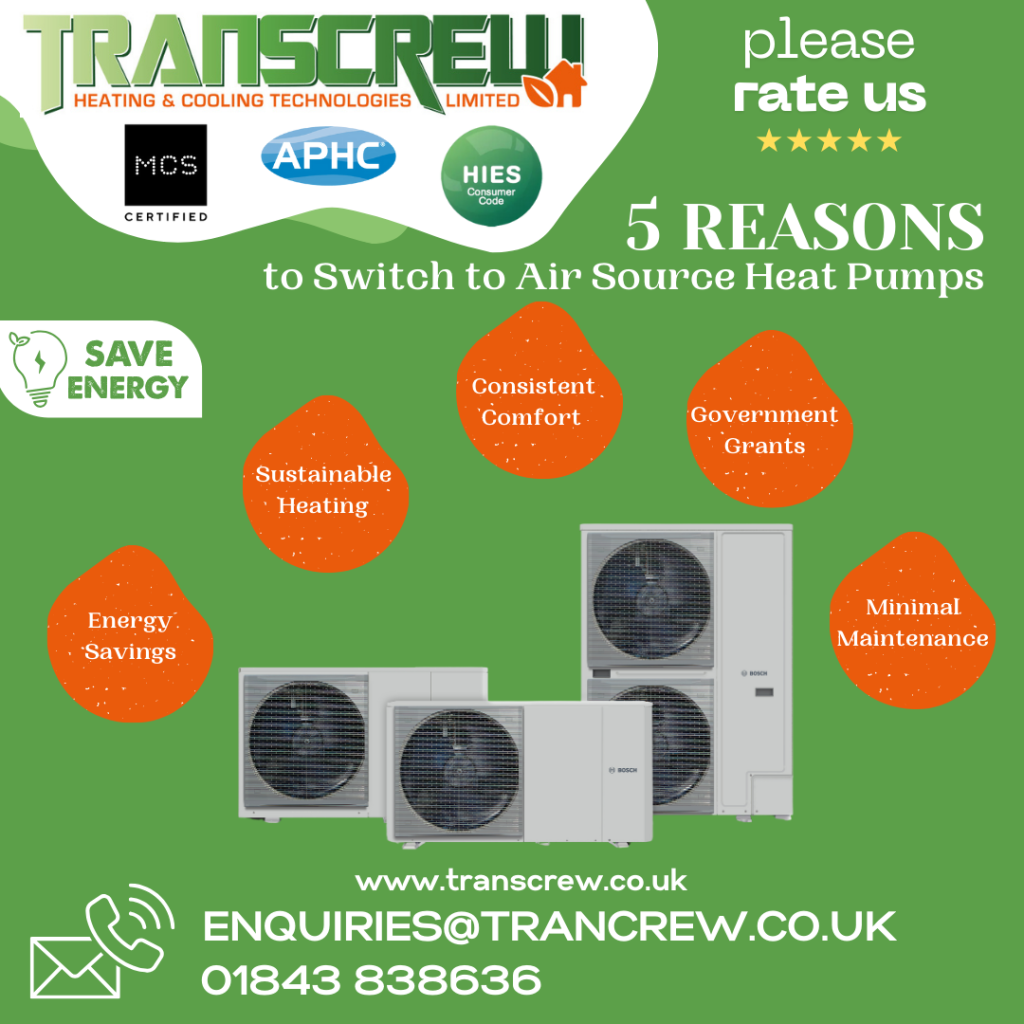 5 Reasons to Switch to Air Source Heat Pumps in Kent